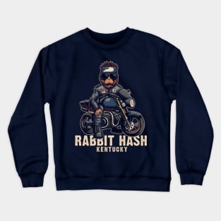 Rabbit Hash Motorcycle Crewneck Sweatshirt